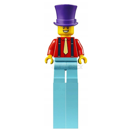LEGO Minifigure - Stilt Walker, Fairground, Purple Top Hat [CITY]