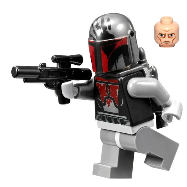 LEGO Minifigure - Mandalorian Super Commando (Head with High Brow Pattern), Clone Wars (2013) [STAR WARS]