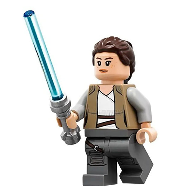 LEGO Minifigure - Rey - Dark Tan Jacket, Episode 8 (2018) [STAR WARS] Limited Release