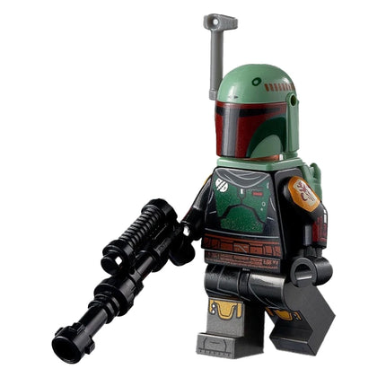 LEGO Minifigure - Boba Fett - Repainted Beskar Armor, Jet Pack, Rangefinder (2021) [STAR WARS]