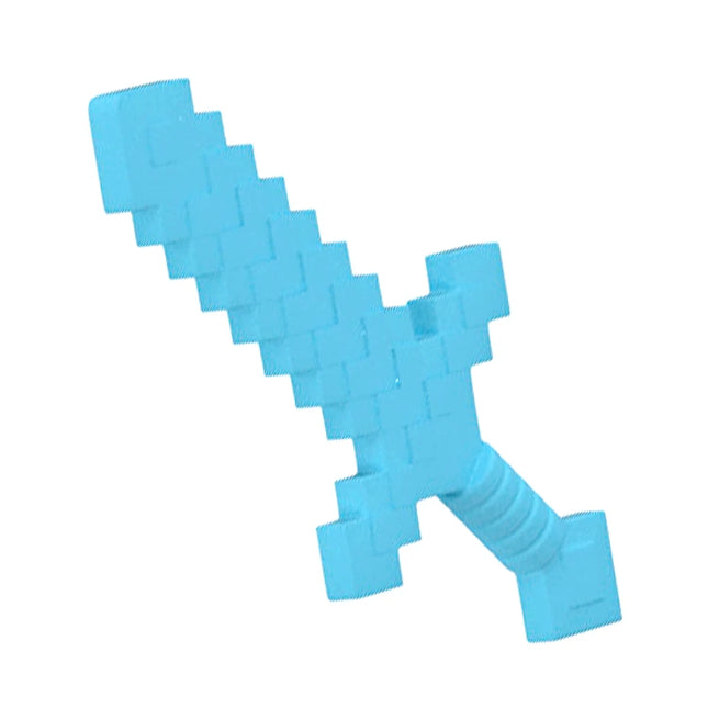 LEGO Minifigure Accessory - Weapon Sword Pixelated (Minecraft), Medium Azure [18787] 6093623