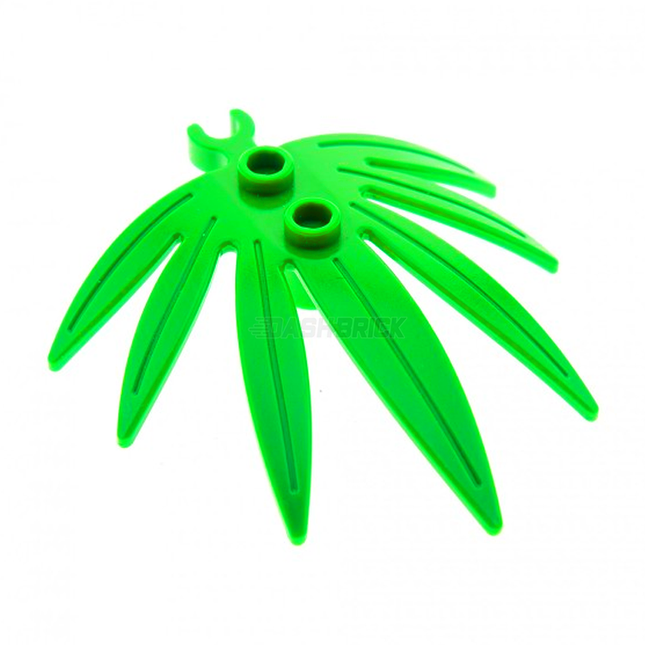 LEGO Plant Leaves 6 x 5 Swordleaf/Palm, Clip, Bright Green [10884] 6023832