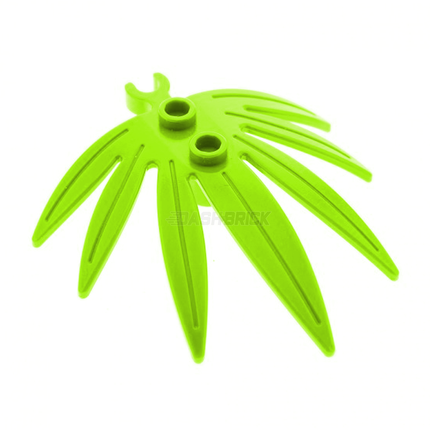 LEGO Plant Leaves 6 x 5 Swordleaf/Palm, Clip, Lime [10884]