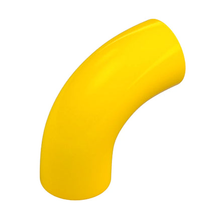 LEGO Brick, Round 1 x 1 d. 90 degrees Elbow Macaroni, No Stud, Type 2, Axle Hole, Yellow [25214] 6253294