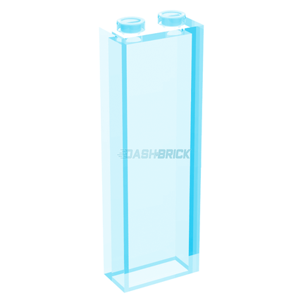 LEGO Brick 1 x 2 x 5, Trans-Light Blue (Small Window/Panel/Wall) [46212]