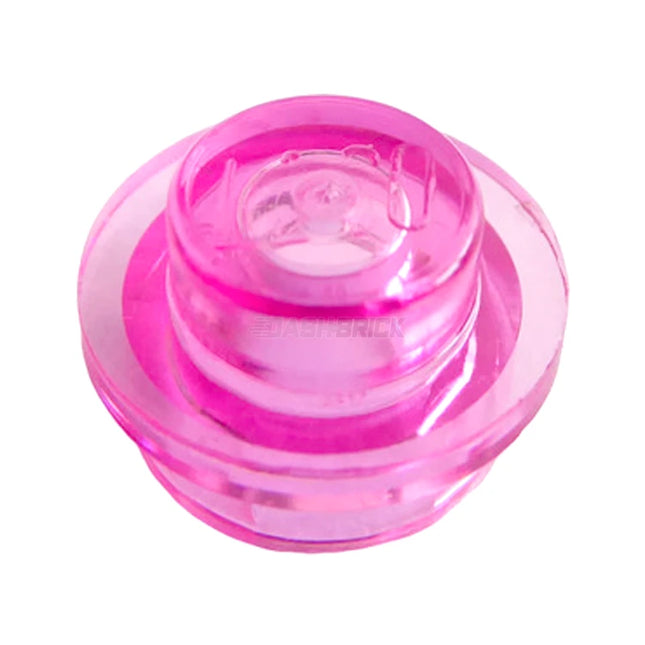 LEGO Round Plate, 1 x 1, Trans-Dark Pink [4073] 6514060