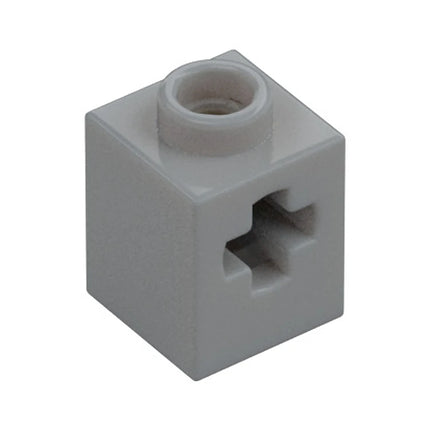 LEGO Technic, Brick 1 x 1 with Axle Hole, Light Grey [73230] 6336539