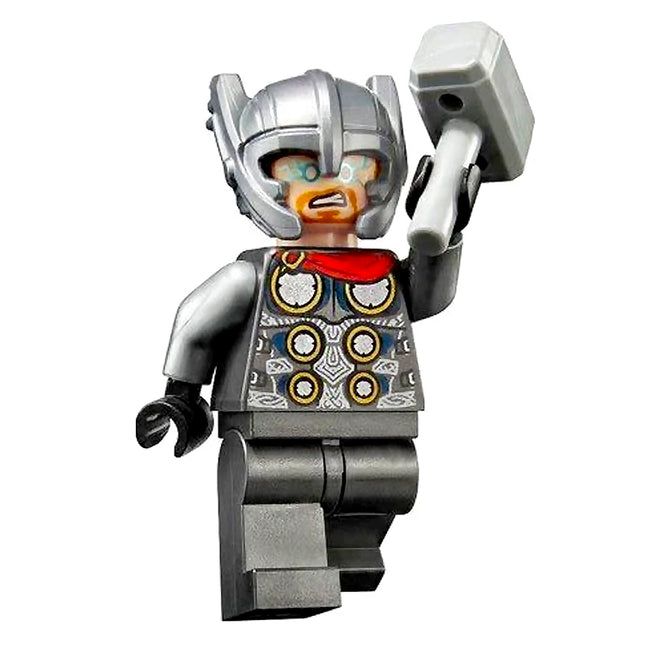 LEGO Minifigure - Thor - Dual Face, Helmet (2021) [MARVEL]