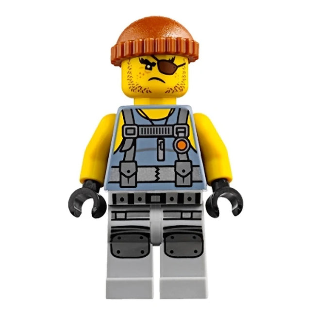 LEGO Minifigure - Shark Army Thug - Tank Top, Large Knee Plates, The LEGO NINJAGO Movie (2017) [NINJAGO]