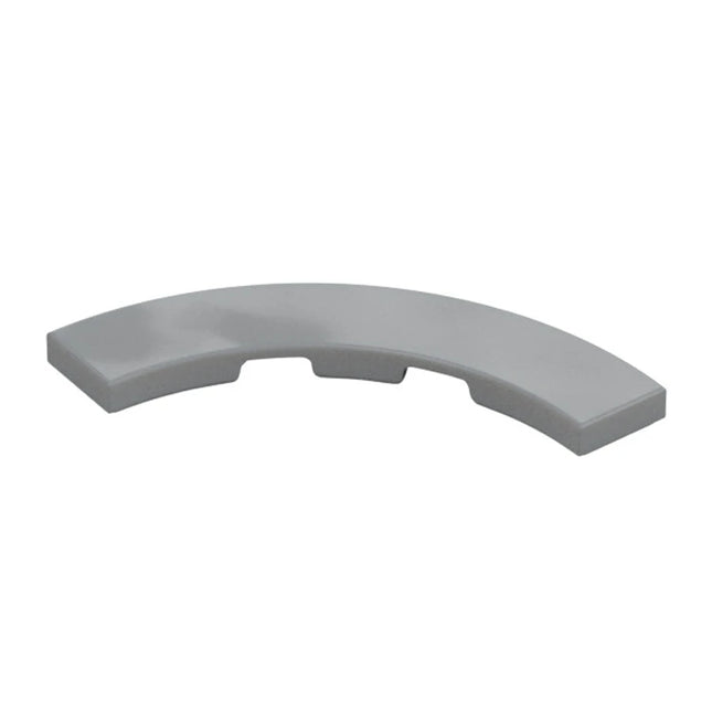 LEGO Tile, Round Corner 4 x 4 Macaroni, Light Grey [27507] 6163989