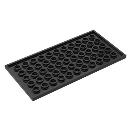 LEGO Tile, Modified 6 x 12 with Studs on Edges, Black [6178] 6147030