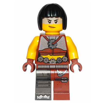 LEGO Minifigure - Sharkira - Hair [The LEGO Movie]