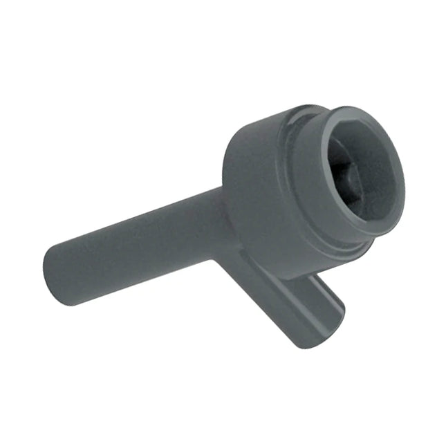 LEGO Minifigure Accessory - Space Gun / Torch without Grooves, Dark Grey [86208] 4566028