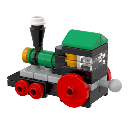 LEGO "Dashbrick Express" #1 Main Engine - Christmas Themed Train [MiniMOC]