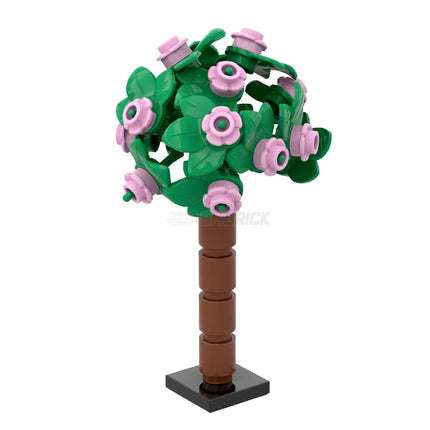 LEGO "Flowering Tree" - Bright Leaves + Bright Pink Flowers [MiniMOC]