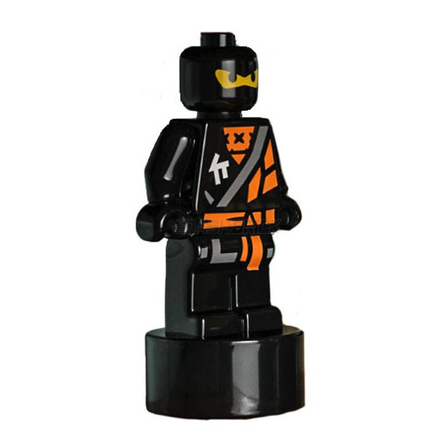 LEGO Minifigure Accessory - Ninjago Cole, Statuette / Trophy with, Black [90398pb047] 6434516 (Copy)