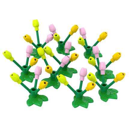 LEGO Flower Sets, Tulips, Mixed Colours [5903, 32607 & 24855]