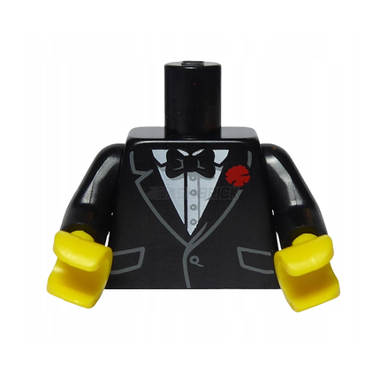 LEGO Minifigure Part - Torso Tuxedo, Jacket Formal [973pb4075c01] 6293838