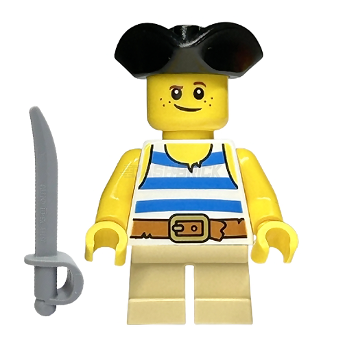 LEGO Minifigure Child, Boy, Pirate Costume, Tricorne Hat [twn464