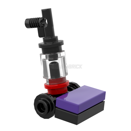 LEGO "Upright Vacuum Cleaner" - Cordless Design, Dark Purple [MiniMOC]