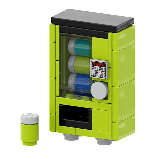 LEGO Vending Machine Drink Can Soft Drinks Soda Machine Green M DASHBRICK