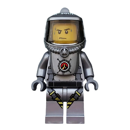 LEGO Minifigure - Male, Volcano Explorer/Scientist with Heatsuit, Sweat Drops (2016) [CITY]