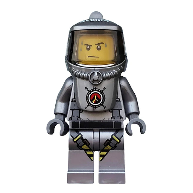 LEGO Minifigure - Male, Volcano Explorer/Scientist with Heatsuit, Sweat Drops (2016) [CITY]