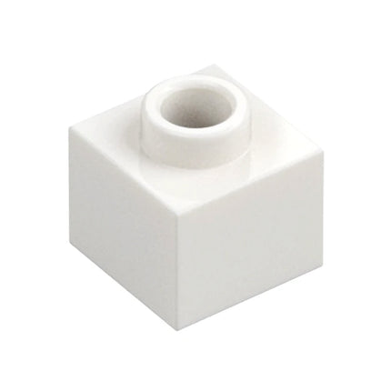 LEGO Brick, Modified 1 x 1 x 2/3 with Open Stud, White [86996] 6383985