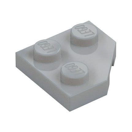LEGO Wedge, Plate 2 x 2 Cut Corner, Light Grey [26601] 6186657