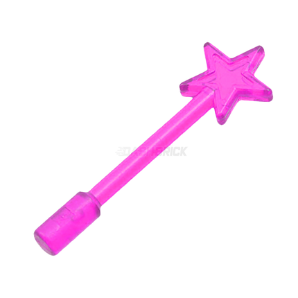 LEGO Minifigure Accessory - Magic Wand, Trans-Dark Pink [6124] 6245512