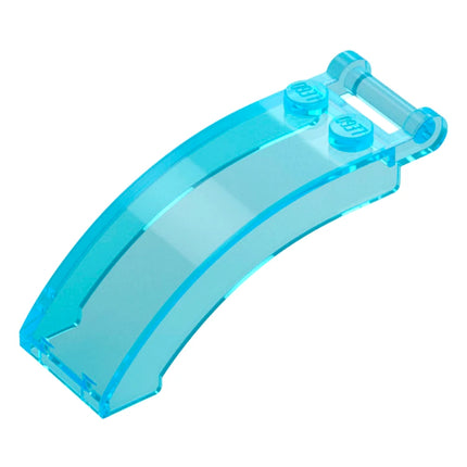 LEGO Windscreen 6 x 2 x 2 with Bar Handle, Trans-Light Blue [92474] 6514176