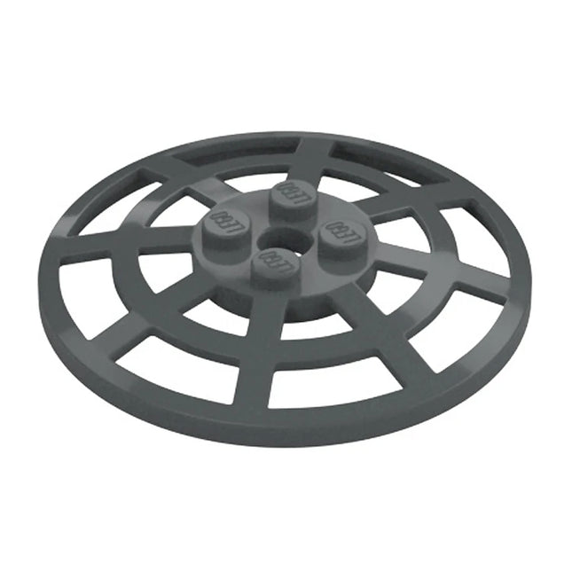LEGO Dish 6 x 6 Inverted (Radar) Webbed, Dark Grey [4285b] 4224253