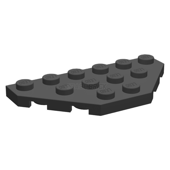 LEGO Wedge, Plate 3 x 6 Cut Corners, Dark Grey [2419] 4210984