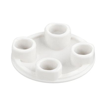 LEGO Plate, Round 2 x 2 with Rounded Bottom (Boat Stud), White [2654] 4278271