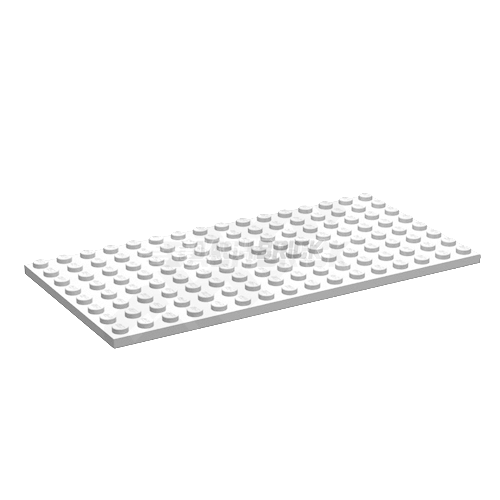 LEGO Plate 8 x 16, White [92438] 4598523