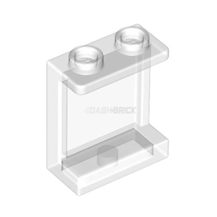 LEGO Wall/Panel 1 x 2 x 2 - Transparent Clear (Window) [87552]