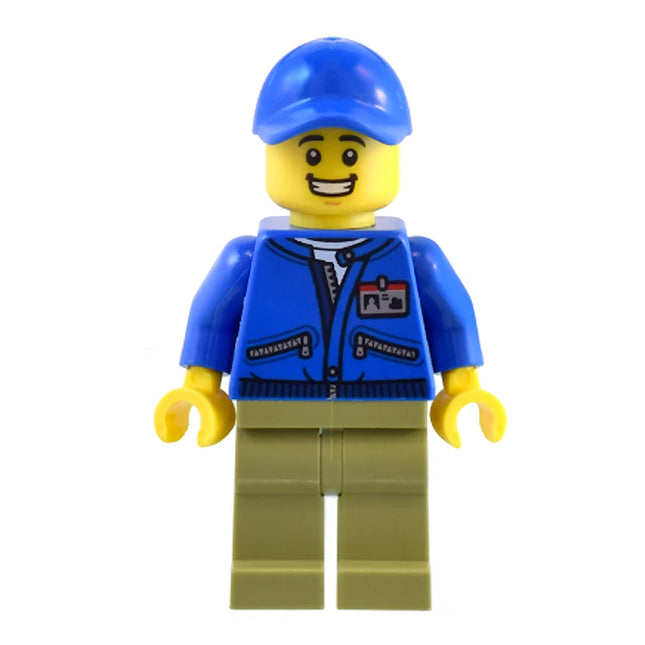 LEGO Minifigure - "Vinny Folson" Jacked, Blue Cap [NINJAGO]