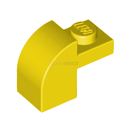 LEGO Slope, Curved 2 x 1 x 1 1/3 with Recessed Stud, Yellow [6091] 638 ...