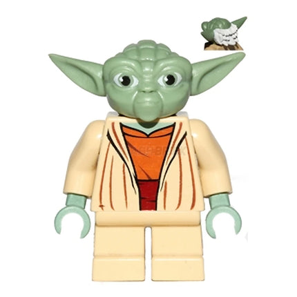 LEGO Minifigure - Yoda - Clone Wars, White Hair (2013) [STAR WARS]