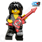 Lego best sale rockstar minifigure