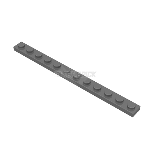 LEGO Plate 1 x 12, Dark Grey [60479] 6133611
