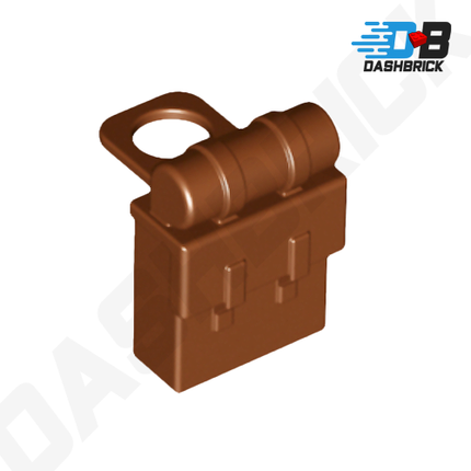 LEGO Minifigure Accessory - Backpack, Camper (Non-Opening) Reddish Brown [11303]