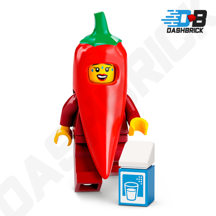 LEGO Collectable Minifigures - Chilli Costume Fan (2 of 12) Series 22