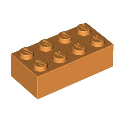 LEGO Brick 2 x 4, Orange [3001]
