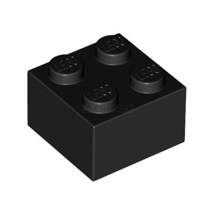 LEGO Brick 2 x 2, Black [3003]