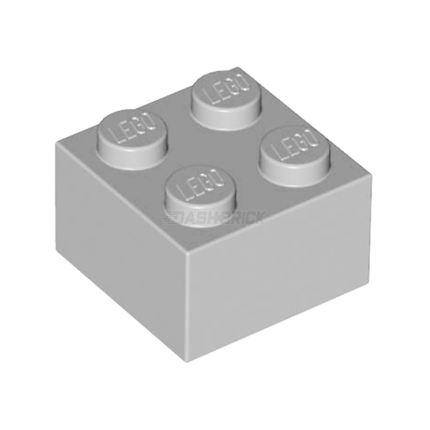 LEGO Brick 2 x 2, Light Grey [3003] 4211387