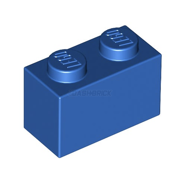 LEGO Brick 1 x 2, Blue [3004]