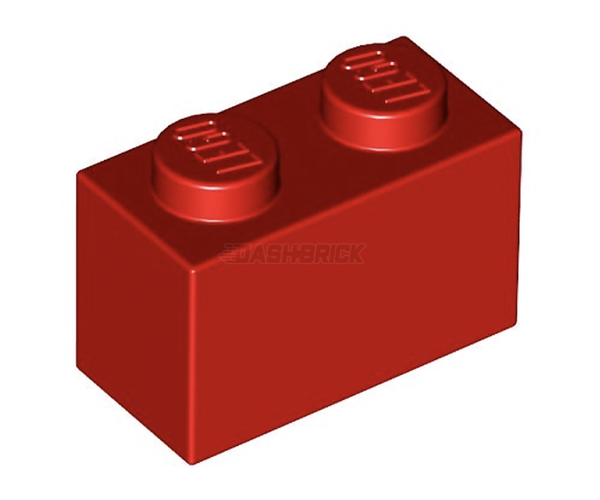 LEGO Brick 1 x 2 Red 3004 DASHBRICK