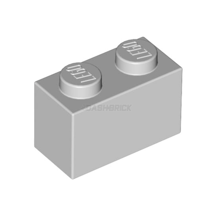 LEGO Brick 1 x 2, Light Grey [3004] 4211388