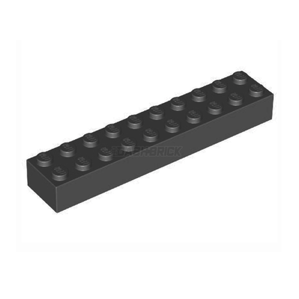 LEGO Brick 2 x 10, Black [3006] 4617860